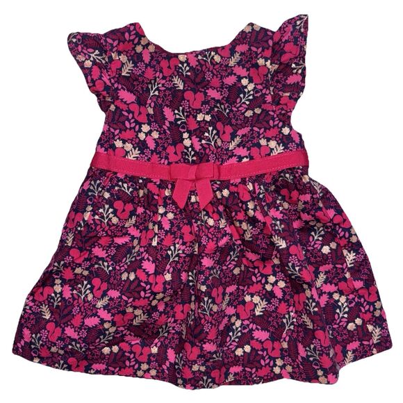 Gymboree Baby Girl Dress 0-3M Pink Floral Cotton Lined Party Easter Outfit - Picture 1 of 6